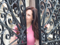 Elaine at gate